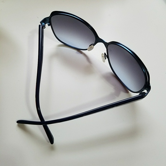 Kensie Blue 💙Geo Pattern💙 Round Frame Sunglasses - Picture 8 of 8